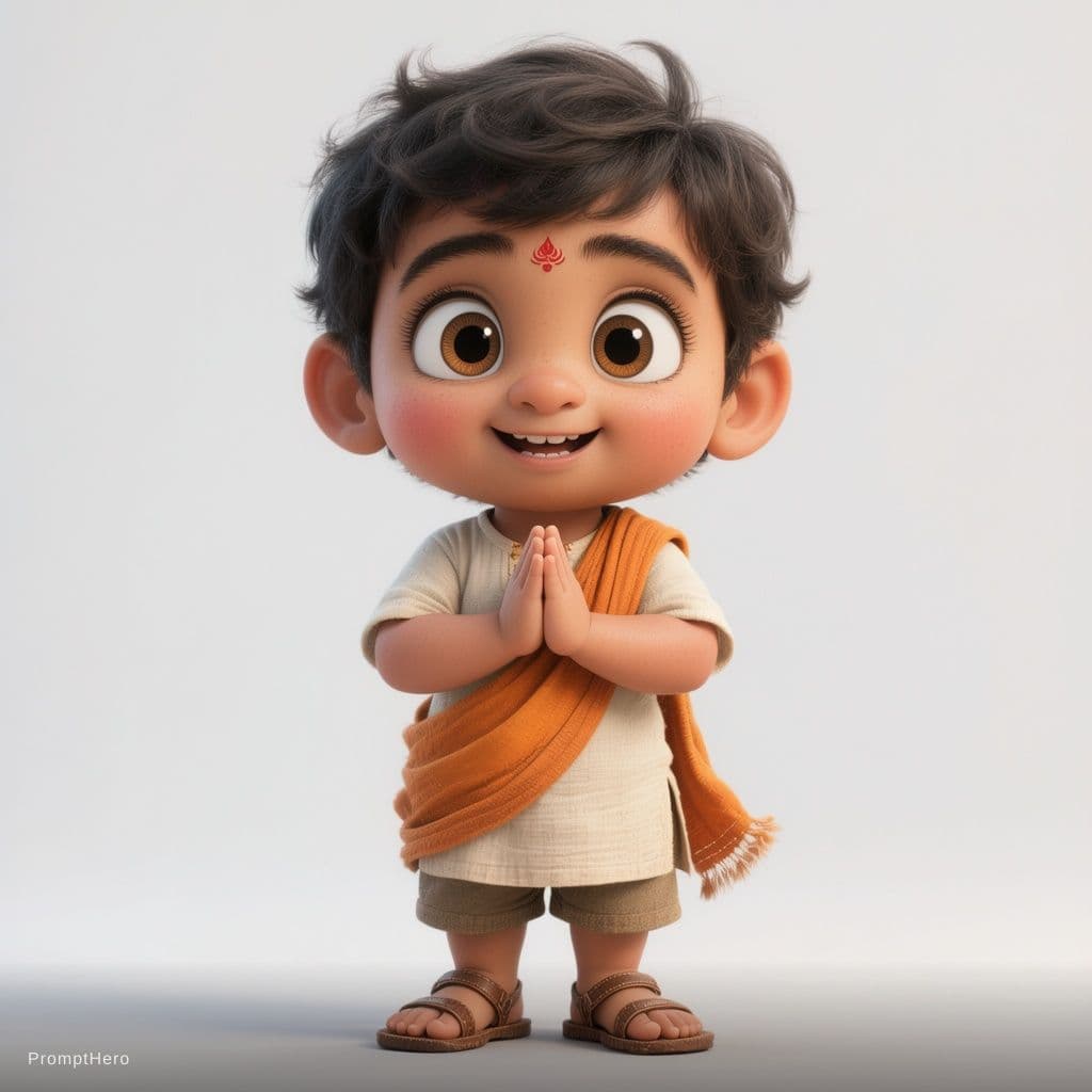AI generated: PROMPT 1 — SIVA CHARACTER SHEET (Generate first, use as --cref for all scenes)
/imagine Pixar-qualit...