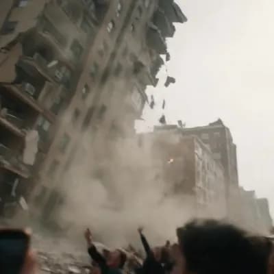 AI generated video: Generate a hyper-realistic video that looks like real footage captured by a bystander on a smartphon...
