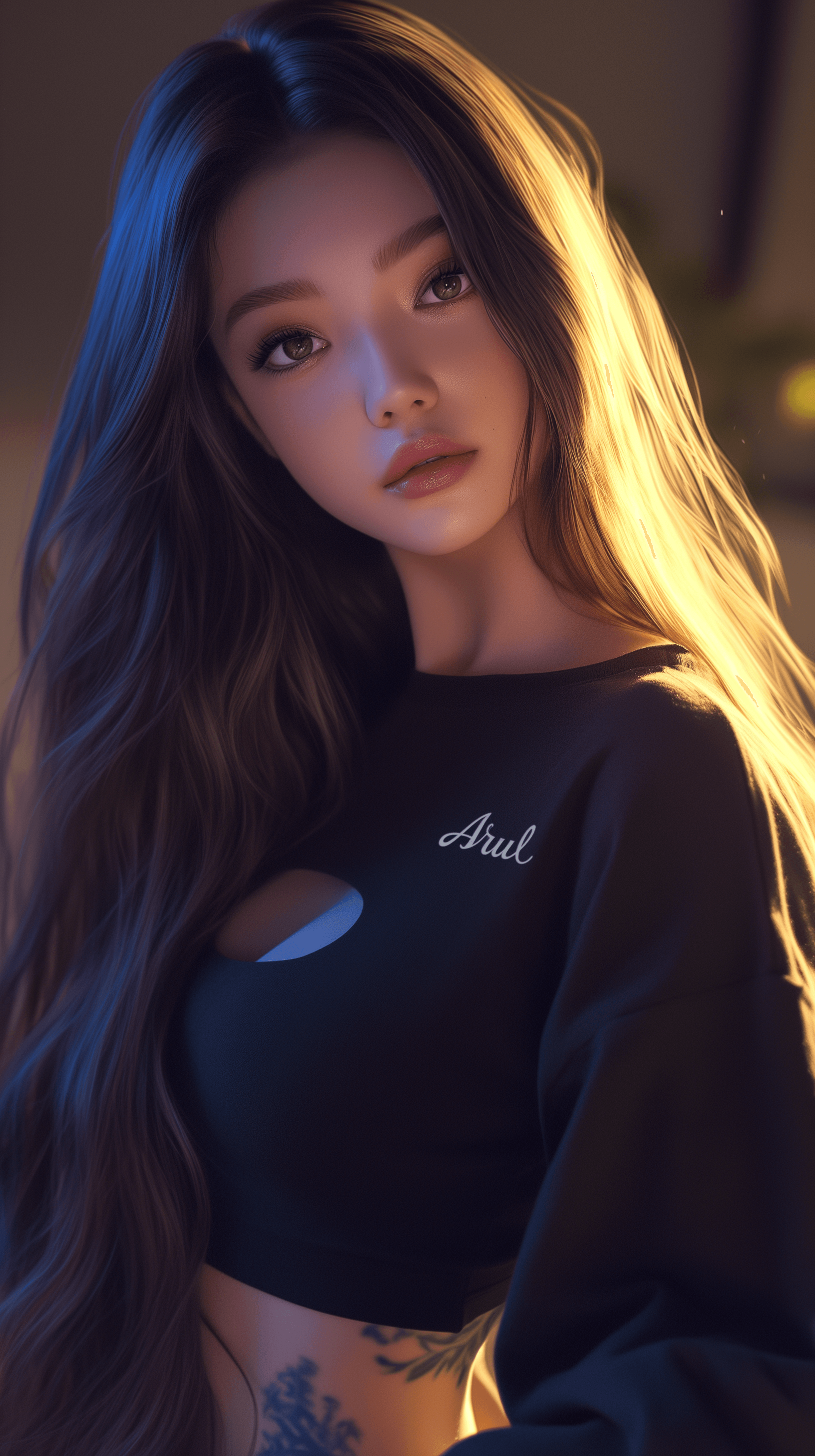 AI generated: a fxkin beautiful girl, extra h0e, h0rny pose