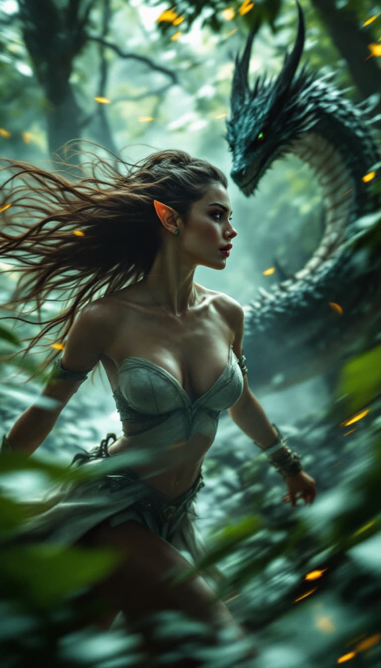 AI generated: an award winning full body photography, master piece, high quality photography of an epic cinematic ...
