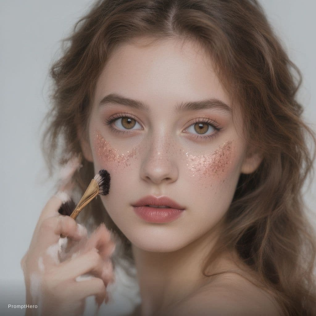 AI generated: Make up for girls 