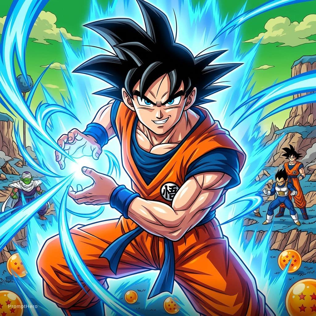 AI generated: @Son_goku wallpaper 