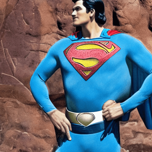 AI generated: Discover Superman, the hero who flies the Honduran flag on his cape, representing the colors turquoi...