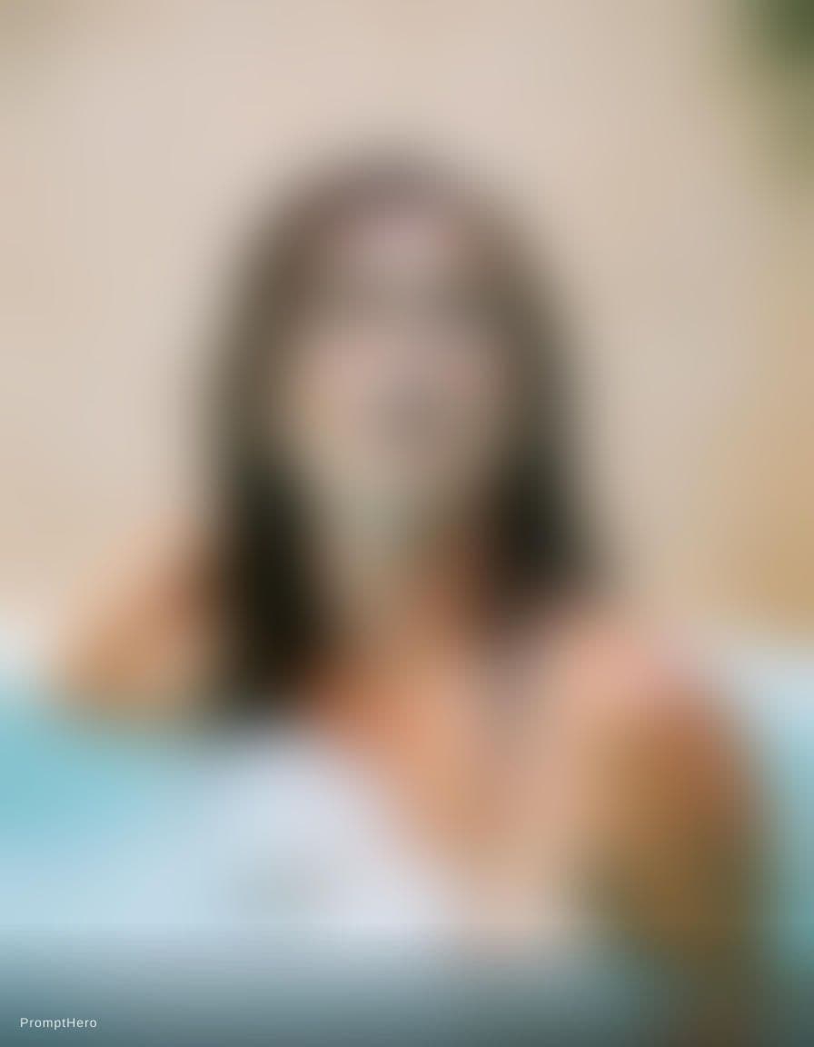 AI generated: In this captivating image, we see a candid photograph of an alluring woman, captured in a 3/4 shot a...