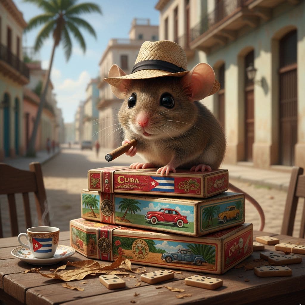 AI generated: quiero un raton cubano