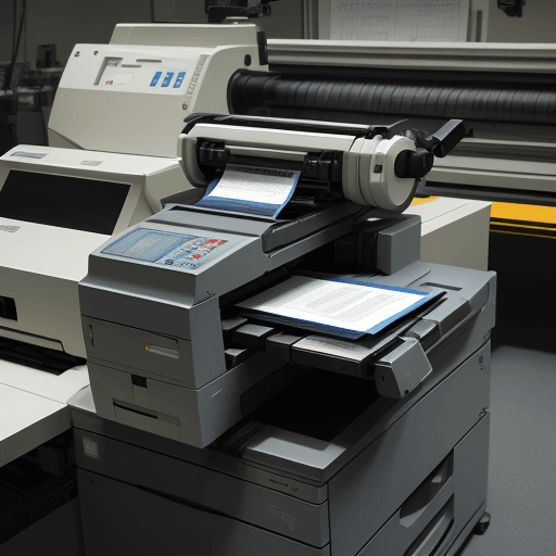 AI generated: A operator of a 
flexographic printer