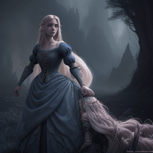 AI generated: Epic magical scene in a fantasy Landscape, Insane detailed different full body image , in different ...