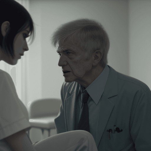 AI generated: patient fight with psychiatrist in mental hospital,4k, ulra hd 