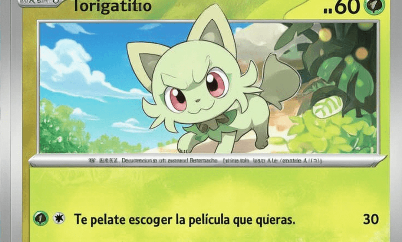 AI generated: Buenas puedes realizar una carta basada en las cartas de Pokémon pero que tenga de fondo un personaj...