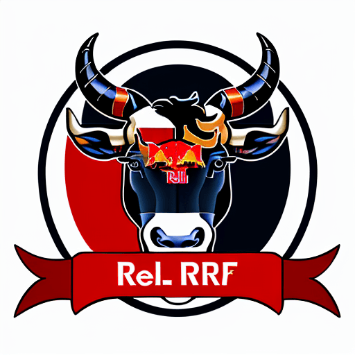 AI generated: Formula 1 team logo based of an spanish team whose name is HRE and have a minimalist bull as a pet, ...