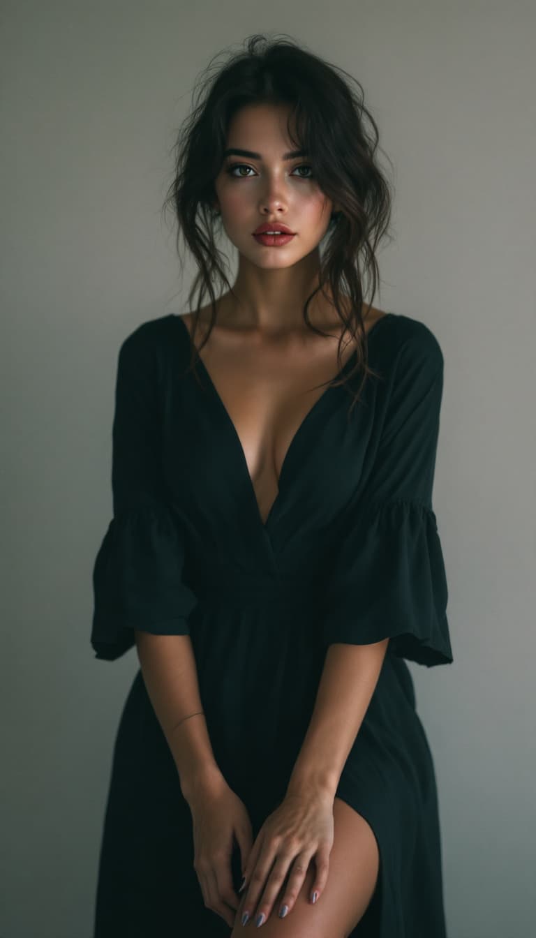 AI generated: instagram photo, front shot, full body photo of a 24 y.o woman, wearing dress, beautiful face, cinem...