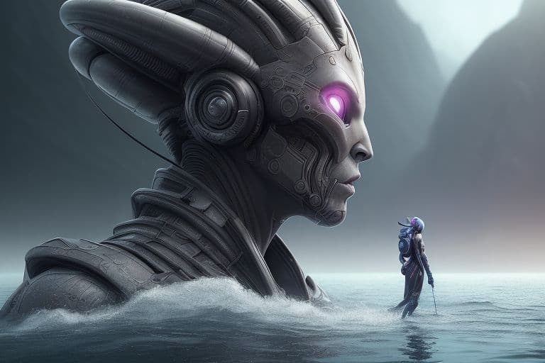 AI generated: Mercury drop in acid style high detail, octane render, 8k, Art surrealism hate anger rage fear beaut...