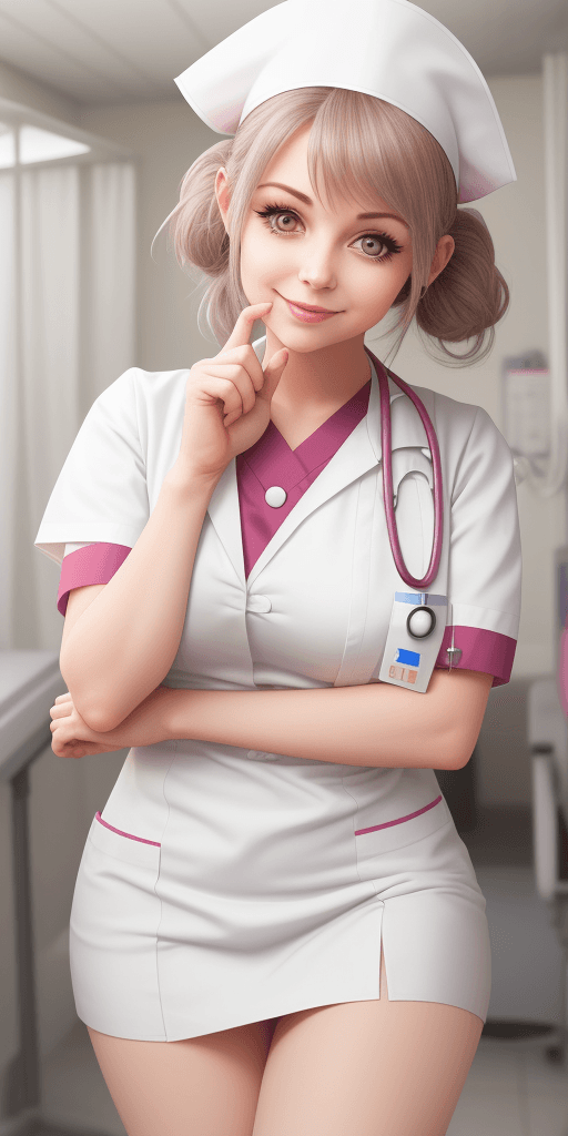 AI generated: 
cute nurse realist


