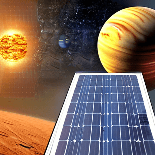 AI generated: Beautiful image of solar system, realistic view, hd, 4k