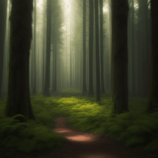 AI generated: Forest