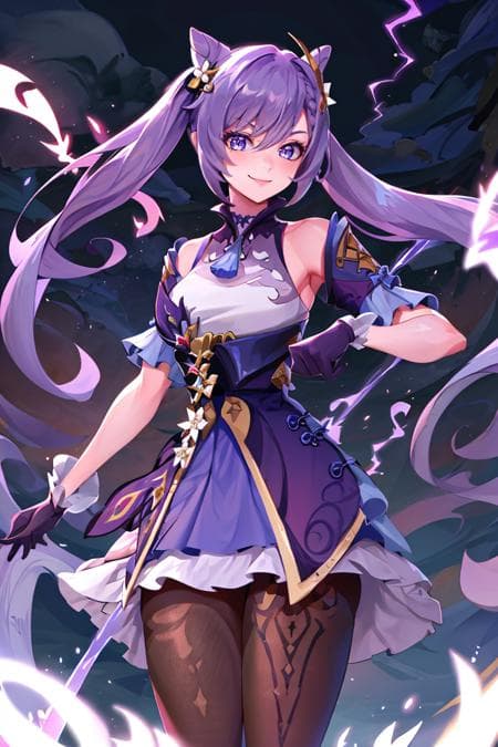 Keqing: Driving Thunder | 刻晴 (Genshin Impact) [Illustrious & SD1.5]
