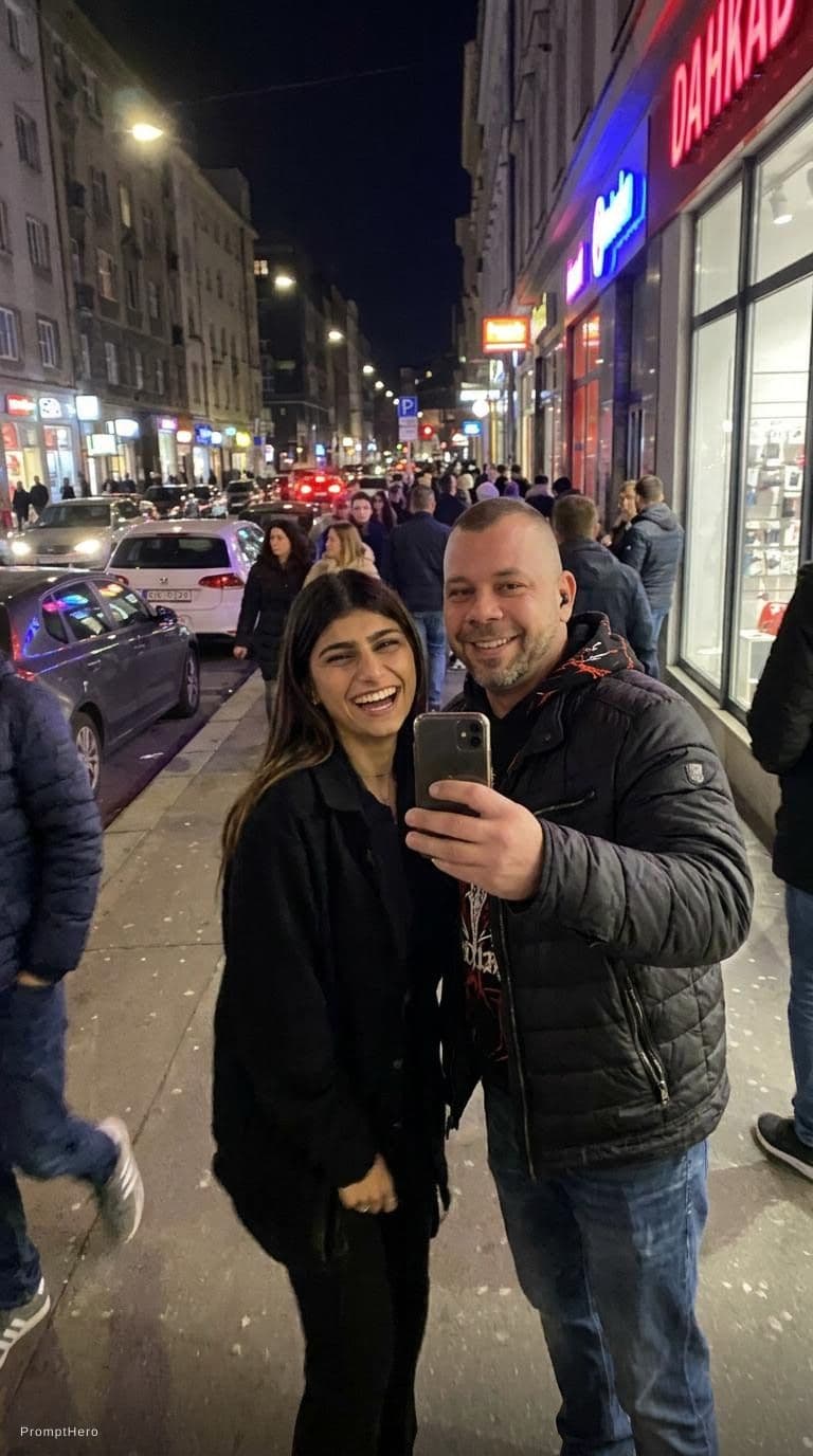 AI generated: An extremely ordinary and unremarkable iPhone selfie, caught in a spontaneous, awkward moment. The p...