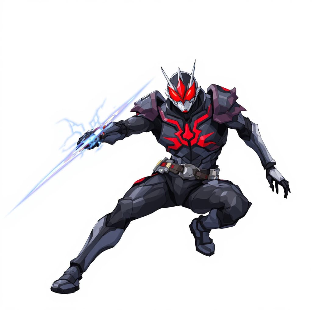 AI generated: kamen rider