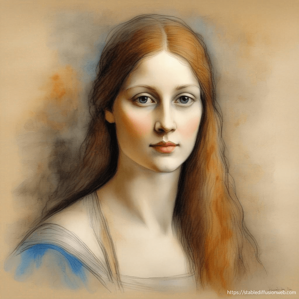 AI generated: in the style of drawings - LEONARDO DA VINCI