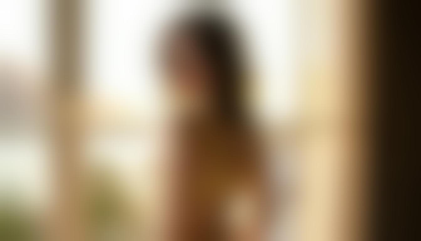AI generated: "A captivating portrait taken with a Sony A1, 50.1mp camera, 26mm prime lens of a 24 year old model ...