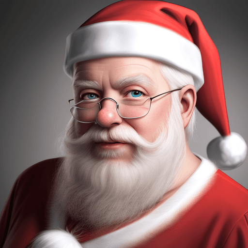 AI generated: Santa Clouse portrat, 8k, realistic