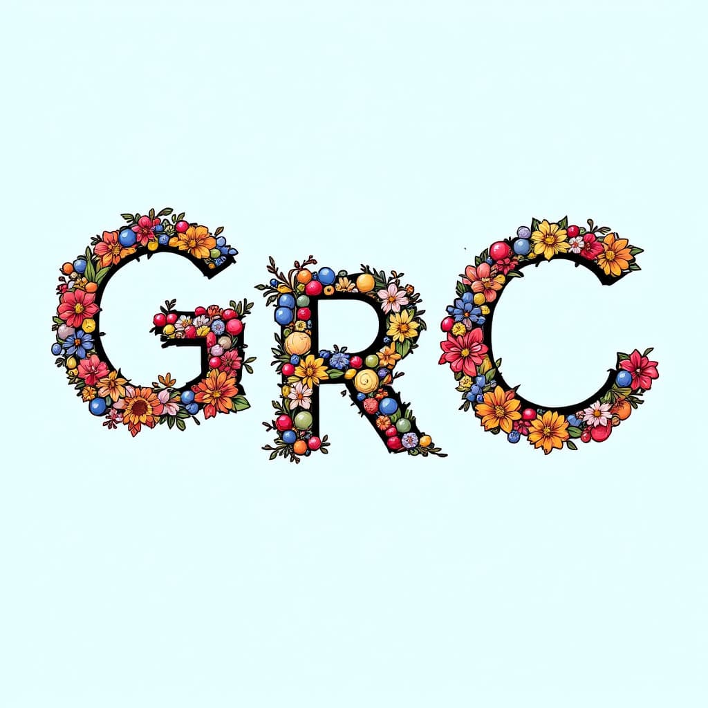 AI generated: the letters GRC, 