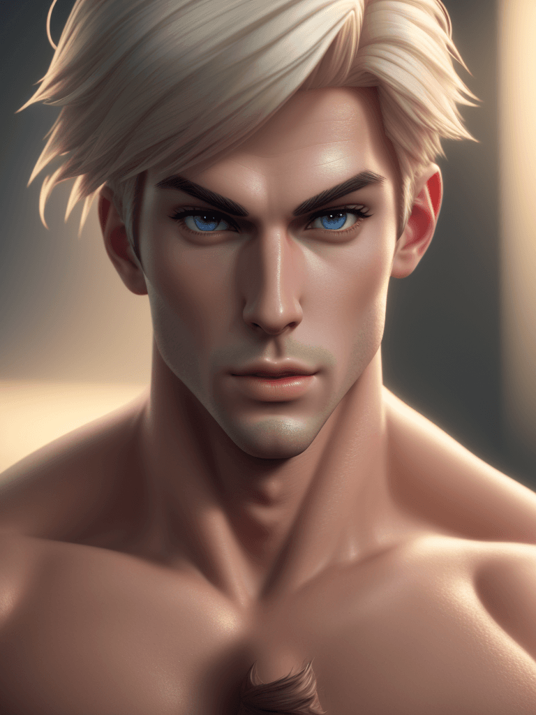 AI generated: a Ken from Barbie character, photorealistic, octane render, hyperrealistic, (skindentation:1. 3), (p...