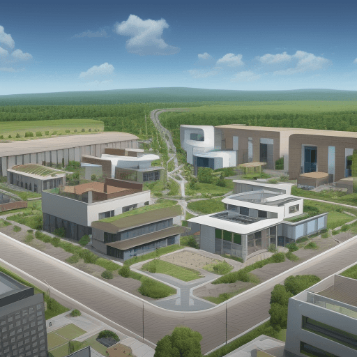 AI generated: 
mega modern town 