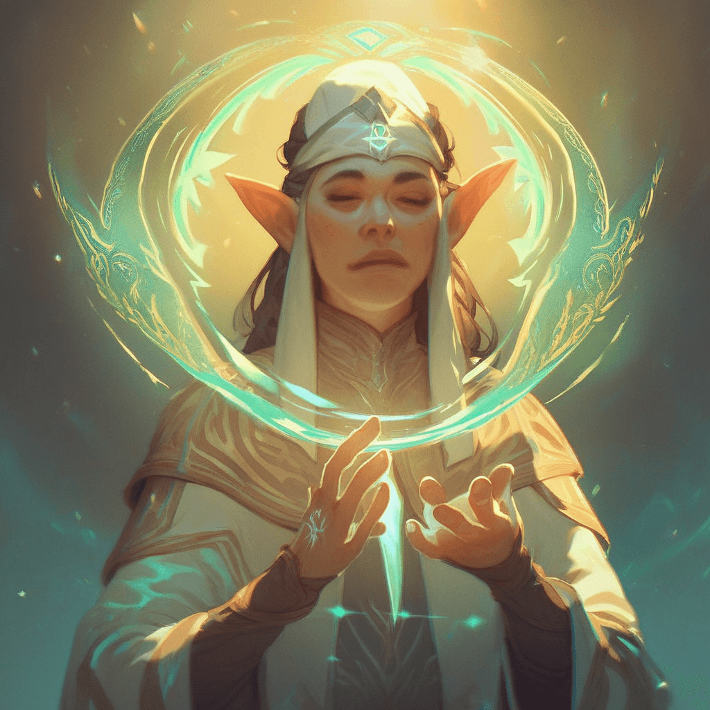 Fantasy Card Art Pony - Elves