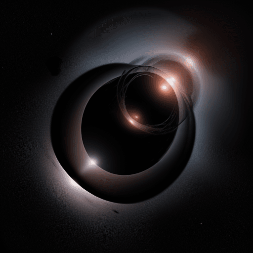 AI generated: black hole shooting pular