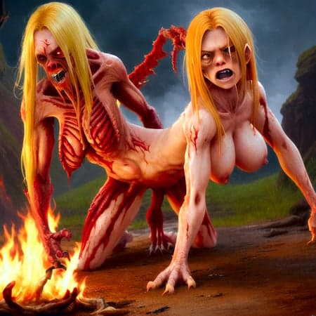 Erotic Grotesque Horror model - Image 4