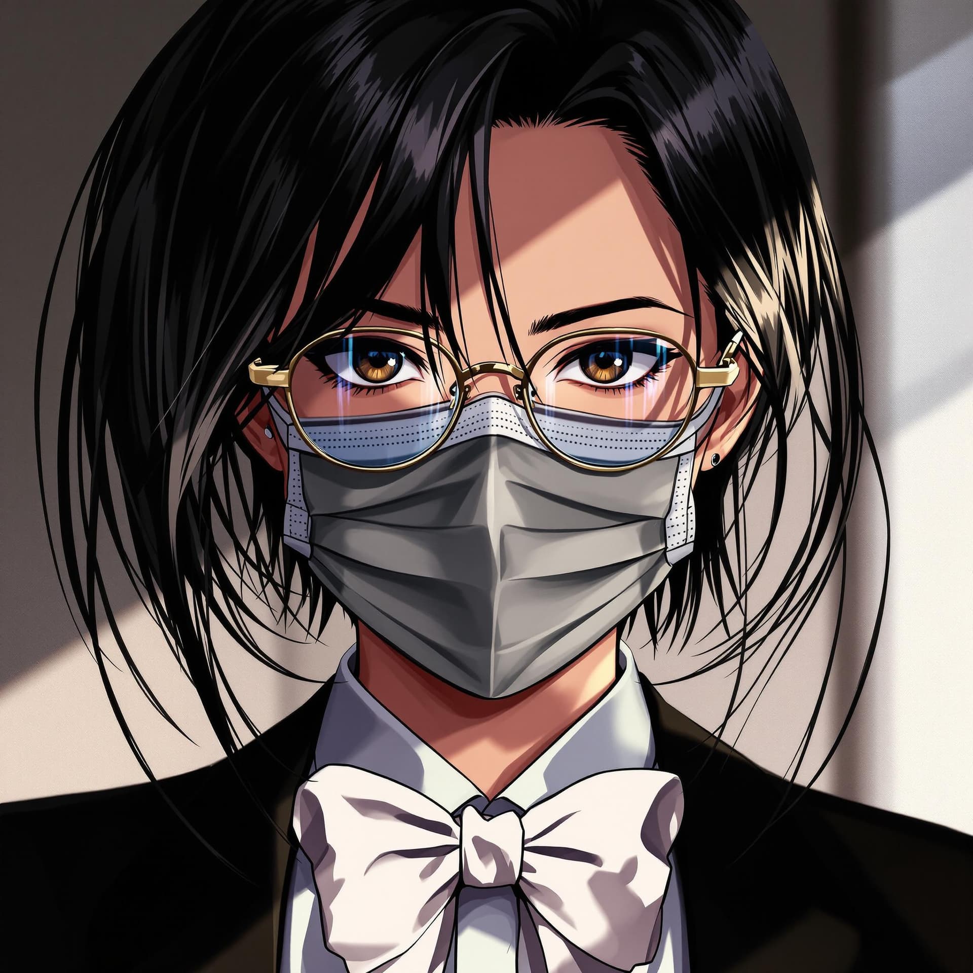 AI generated: Create an anime-styled image inspired by the visible elements in the provided image. Maintain the gl...