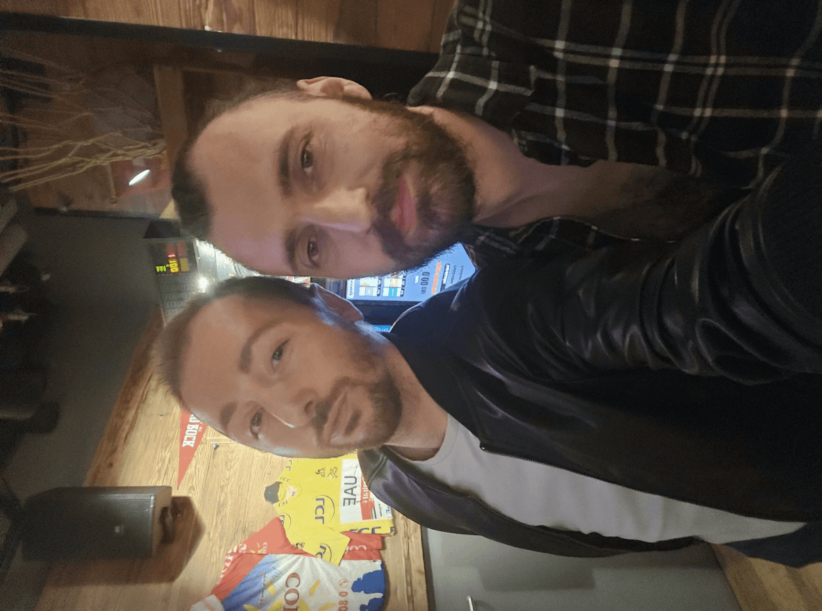 AI generated: The guys share a romantic kiss.