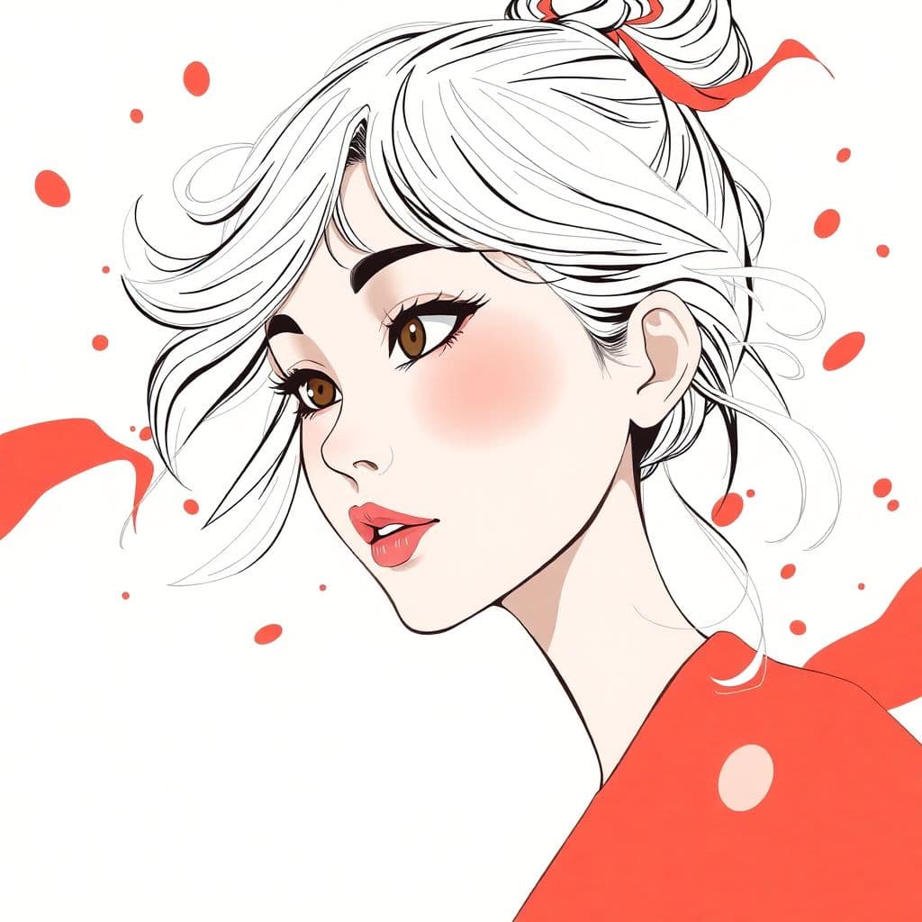 AI generated: a woman, hyper-realistic pop, traditional animation --chaos 75 --ar 1:2 --style raw --profile rsy6uq...