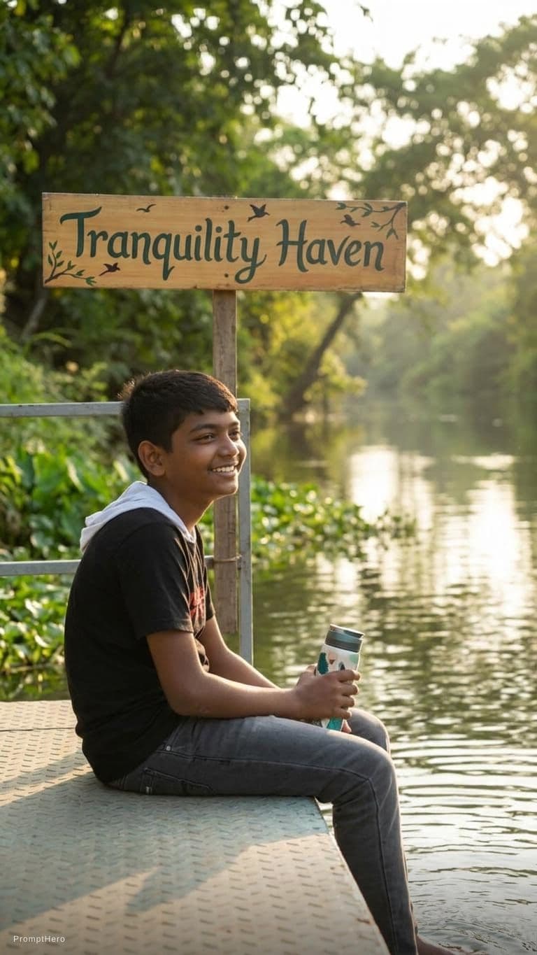 Hero prompt: Tranquility Haven