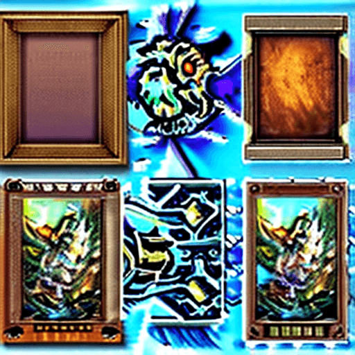 AI generated: card game decorative frame, decorative frame, card frame, card frame, card frame, card frame, card f...