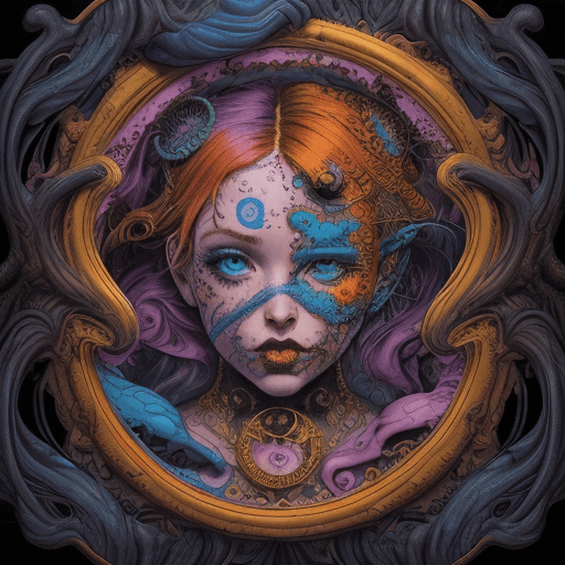 AI generated: (((((((((Text:"UNCUT"text)))), Comic Book Vibrancy, Forced Perspectives, Streetart, (Pre-Raphaelite ...