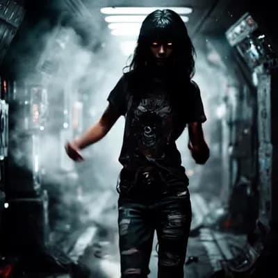 AI generated video: the female is breakdancing