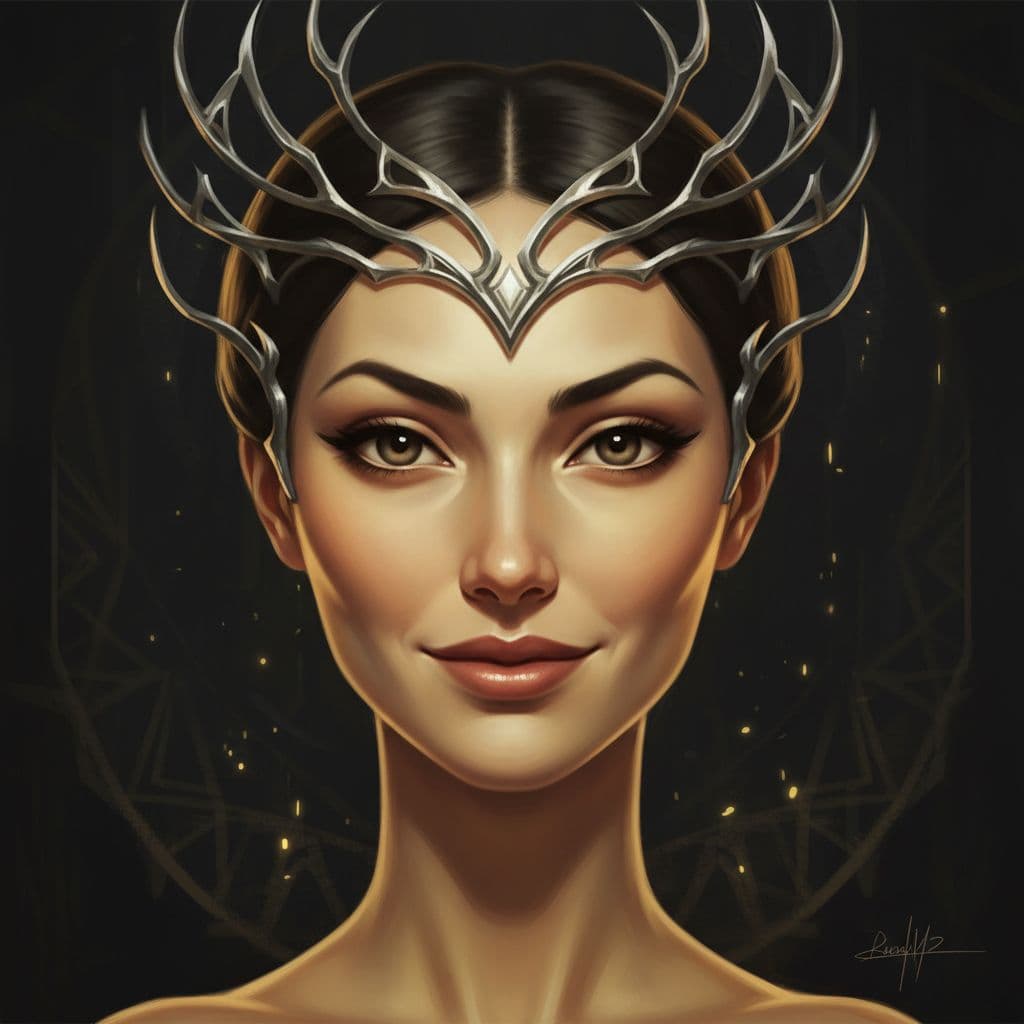 AI generated: Make similar this image in different face and shape 