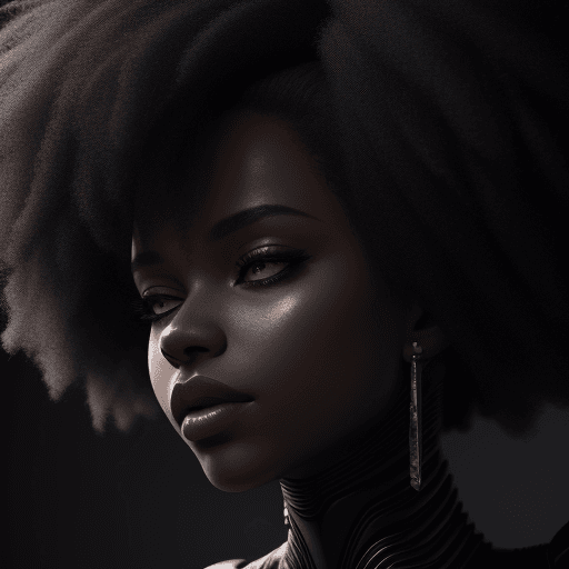 AI generated: An abstract image related with dreams, ultra detailed, black female, 8K,
