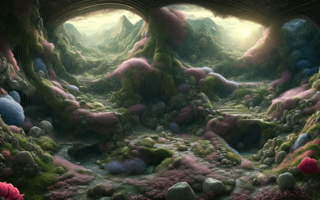 AI generated: a beautiful scenery, digital rendering, trending on pixiv fanbox, , , masterpiece , scene, hypnotic,...