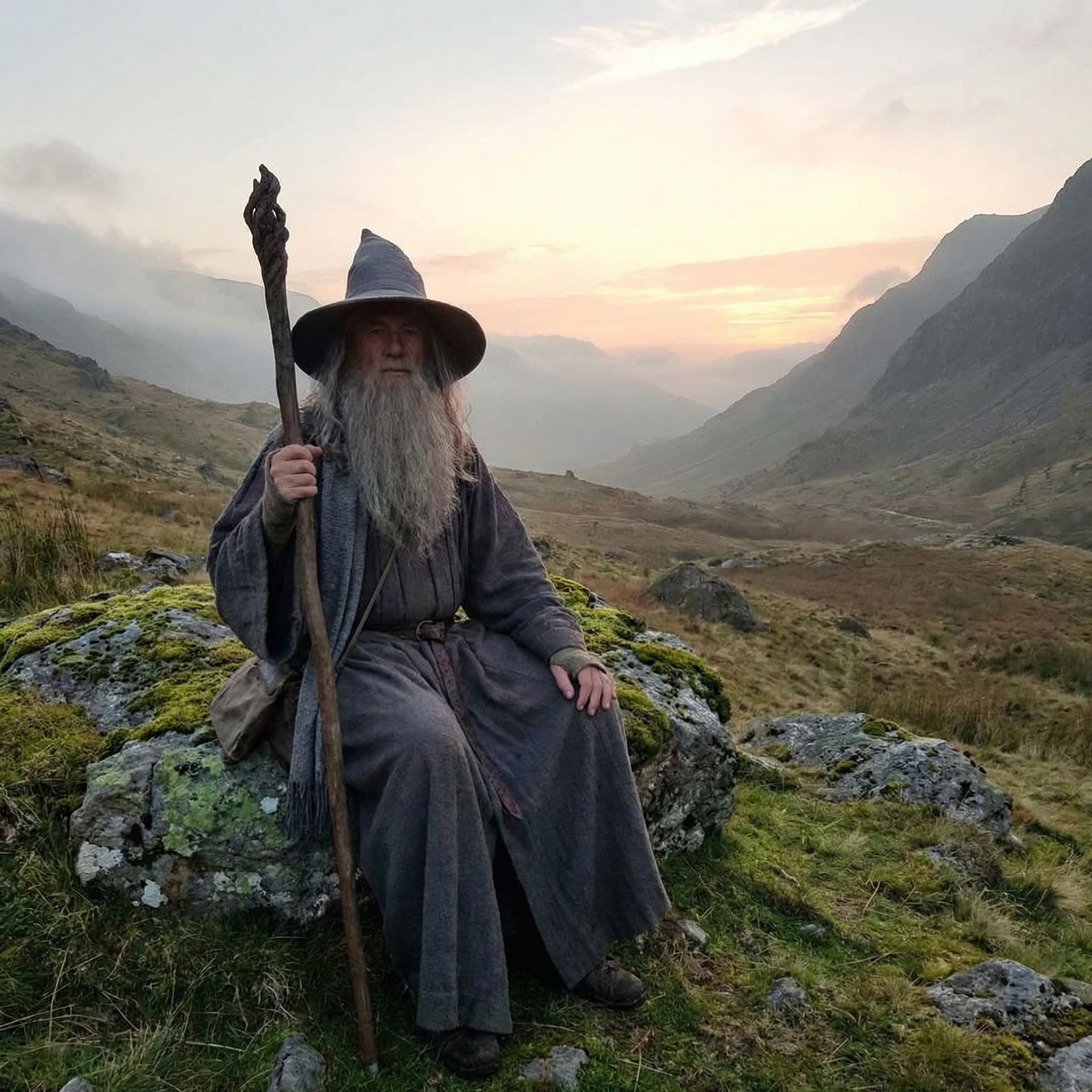 AI generated: gandalf photo