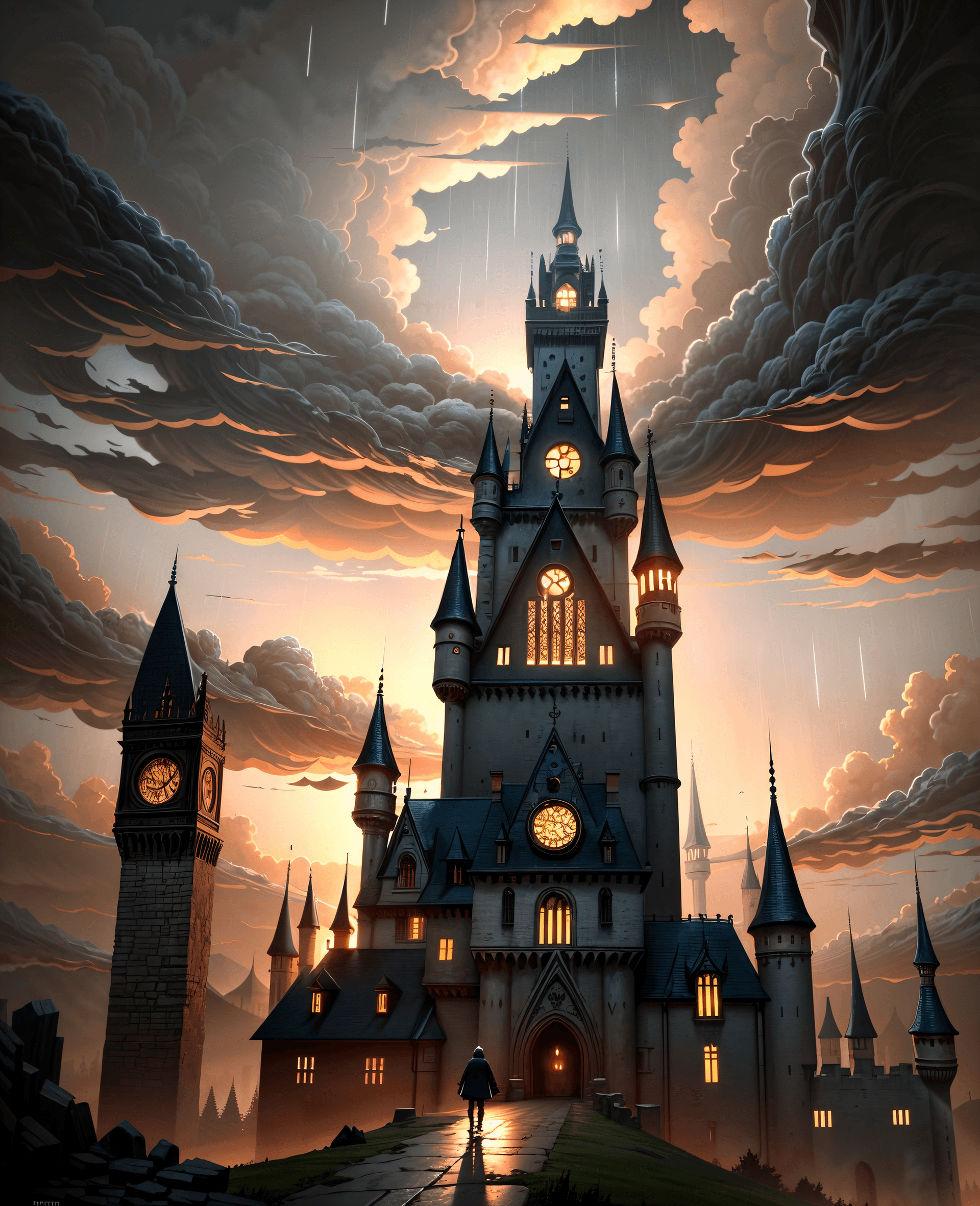 AI generated: (Masterpiece, Best quality , award winning image:1.2), style of Peter Mohrbacher, (dark fantasy:1.3)...