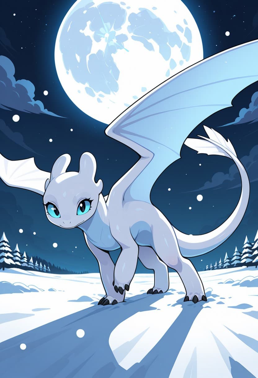 NUBLESS / LIGHT FURY - HTTYD [PONY] - Image 3