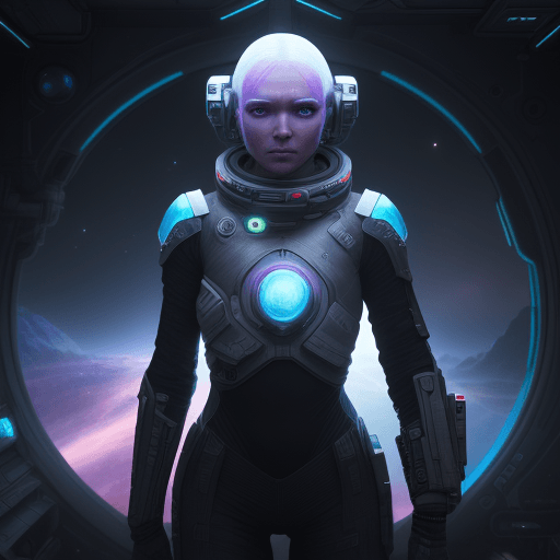 AI generated: high quality realtic, si-fi, fantasy, space-headhunter, 8k 