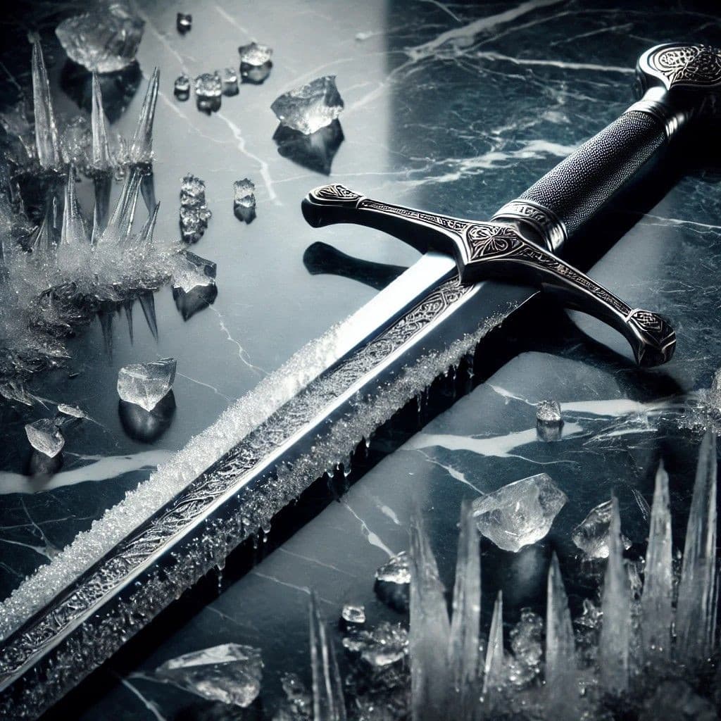 Ornate Silver-sword