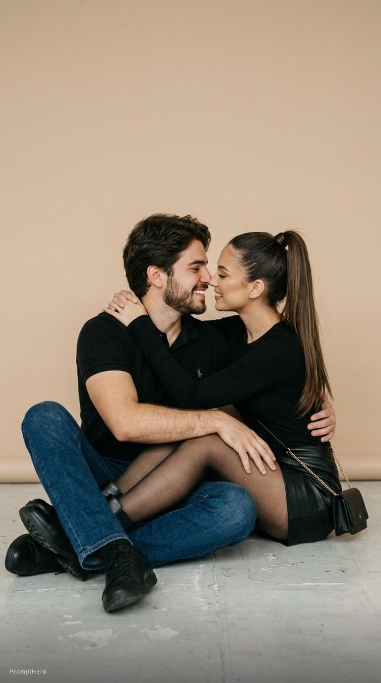 AI generated: **Prompt adaptado (mantendo cenário e pose do prompt base, mas com as pessoas da nova foto):**

Ultr...