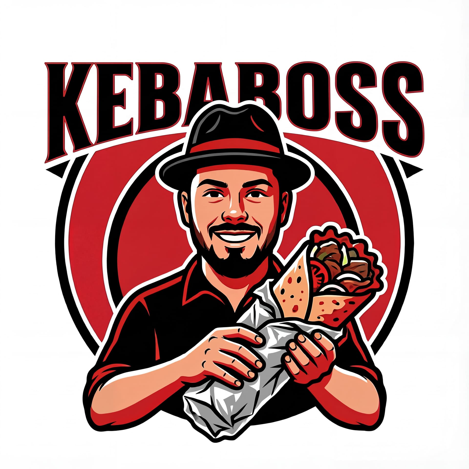AI generated: change the text to KEBABOSS