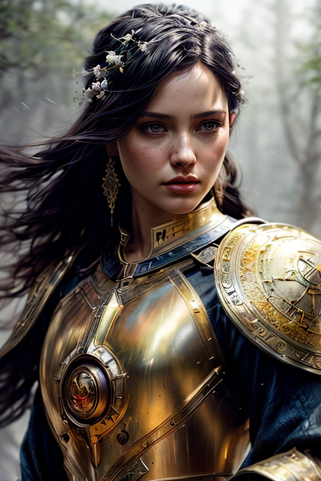 AI generated: modelshoot style, (extremely detailed CG unity 8k wallpaper), full shot body photo of the most beaut...