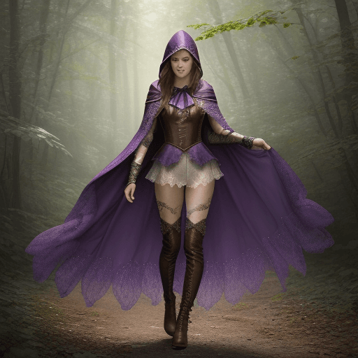 AI generated: Ultra Realistic muted jewel tones, colorful watercolor of woven brambles bodice, full body perspecti...